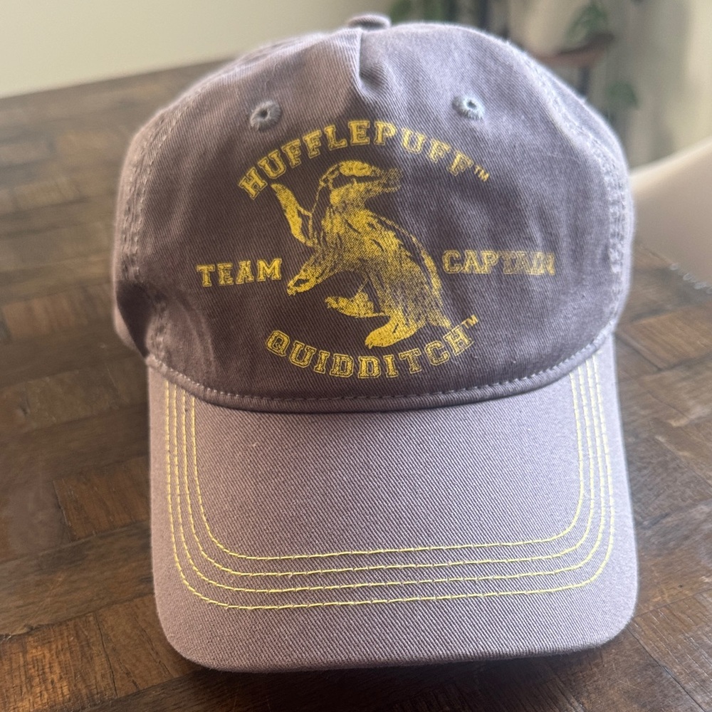 Hufflepuff Quidditch Team Captain Hat - Gray and Yellow